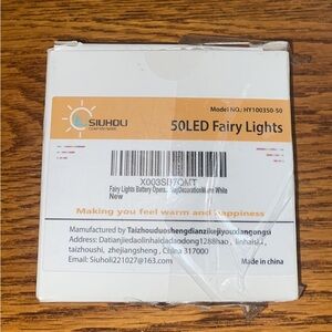 NIP Warm White String Lights